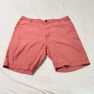 Izod Luxury‎ Sport Mens Shorts Size 40 / 9" inseam Cotton Salmon Color